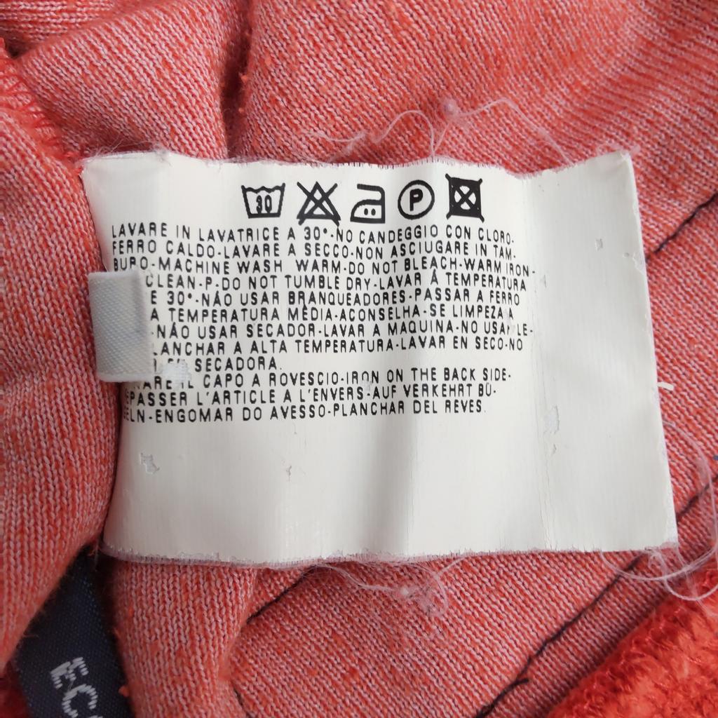 Armani Jeans Мужской блузон на молнии из конопли MISURA-M оранжевый×слоновая кость(ИСПОЛЬЗОВАЛ)