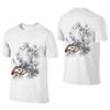Snowy Oversize Reversible Tshirt Versatile Outdoor Morandi Colors Short Sleeve