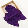 Modal Solid Color Hot Drilling Long Towel Headscarf Soft Mercerized Cotton Scarf Women CustomScarf