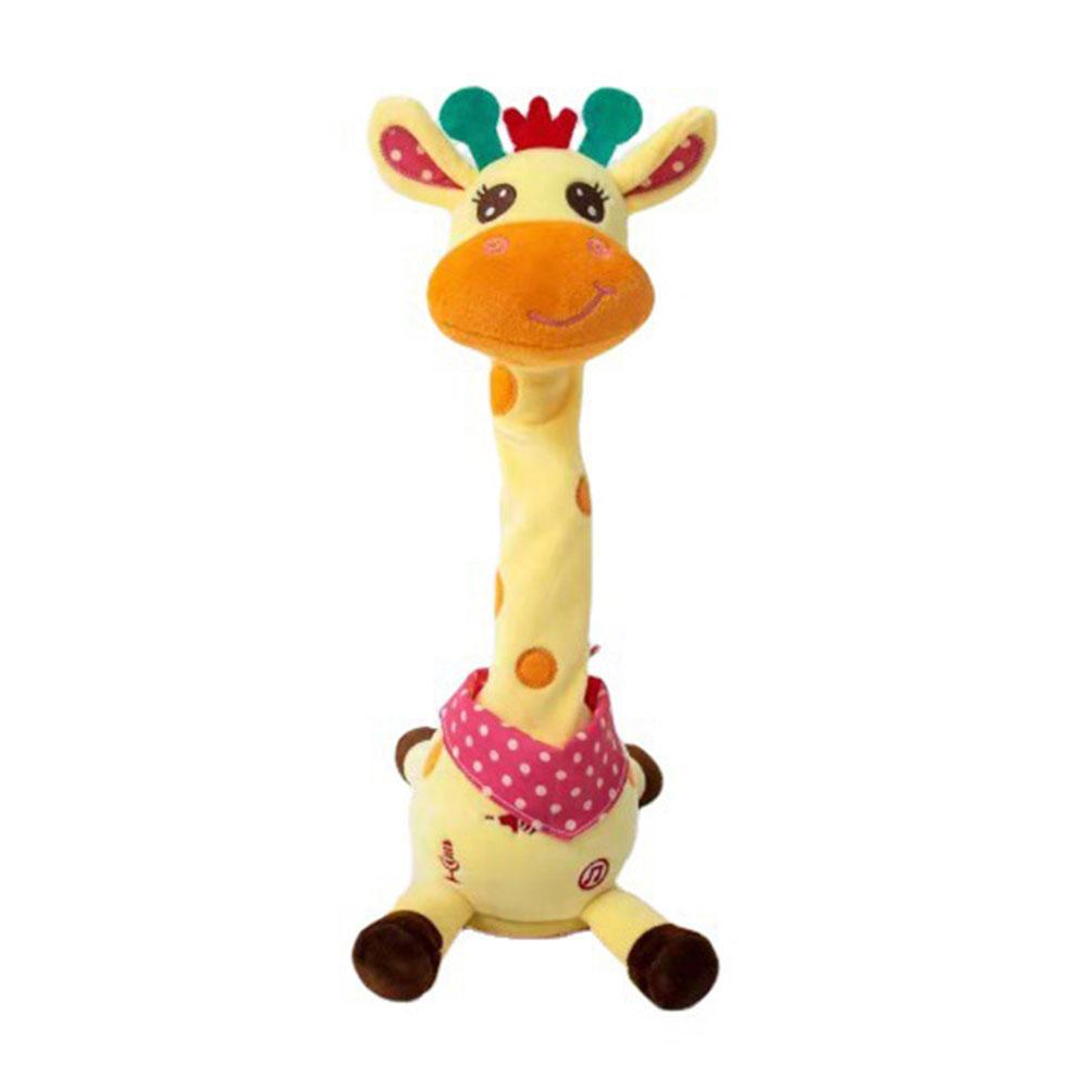 Repeating What You Say Dancing Talking Giraffe Toy with Glowing Swaying Dancing Giraffe Adjustable Volume Musical