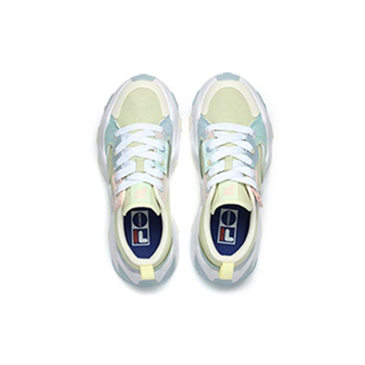 Fila Fusion Кеды на толстой подошве Звезда Модные Универсальные Низкие Повседневные Кроссовки Женские Небесно-Голубые T12W227322FWC