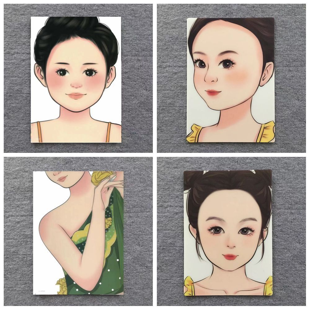 Многоразовый шаблон для упражнений по рисованию, шаблон для макияжа, инструмент для рисования, доска для трафаретов для рисования