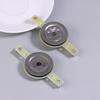 2Pcs 25.4Mm Tweeters Voice Coil Round Speaker Treble Coil Horn Titanium Film Copper Clad Alumium Diaphragm Repair Parts