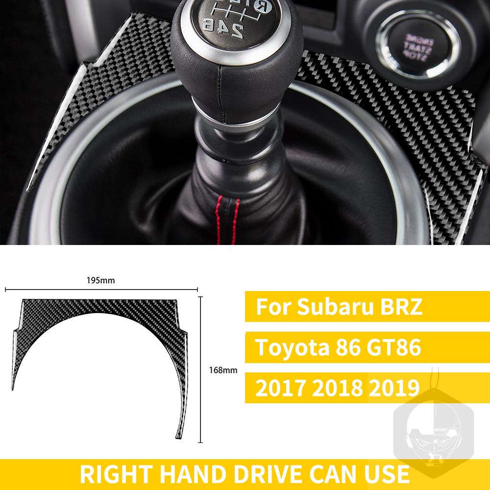 Для Subaru BRZ Toyota 86 GT86 2017 2018 2019 автомобильные аксессуары из углеродного волокна, держатель чашки переключения передач, накладка для кондиционера