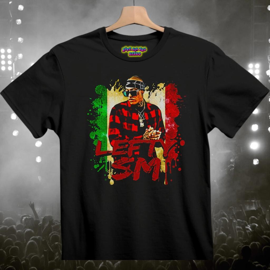 Черная футболка Lefty SM Hip-Hop Rap S-3XL