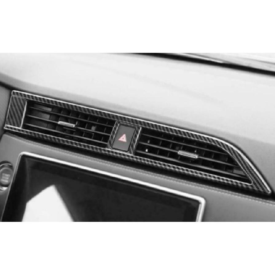 Carbon Fiber Center Air Outlet Vent Cover For Mitsubishi Outlander Sport 2020-24