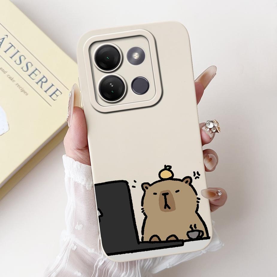 Для Infinix Smart 7 HD Чехол X6516 Милый Забавный Мультяшный Чехол Ударопрочный Чехол для Телефона Для Infinix Smart 7 Plus Smart7 X6515 Мягкие Чехлы