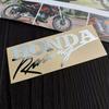 Silver Reflective Car Stickers for HONDA, Suitable for Modifying Motorcycle, Racing Helmet Fuel Tank Exhaust Pipe Decoration.