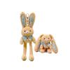 Pull The Rabbit Basket Stuffers Rabbit Keychain Pull Up Rabbit Plush Toys Soft Plushie Toys Stress Relief Rabbit Toy Birthday