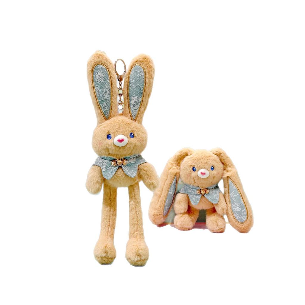 Pull The Rabbit Basket Stuffers Rabbit Keychain Pull Up Rabbit Plush Toys Soft Plushie Toys Stress Relief Rabbit Toy Birthday