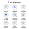 Промышленный термотрансферный принтер этикеток Ezscan Z300, китайская вилка (адаптер в комплекте)