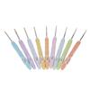 9pcs Aluminum Crochet Hooks Professional Portable Ergonomic Crochet Needles for Knitting Craft Yarn