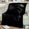 Horror Gothic Skull Ghost Cartoon  Blanket,Soft Throw Blanket for Home Bedroom Bed Sofa Picnic Travel Office Cover Blanket Kids
