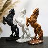 Resin Statue Golden White Black Horse Figure Nordic Abstract Ornaments For Figurines For Interior Sculpture Room Home Decor