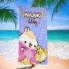 Cute M-molangs Microfiber Printed Beach Towel Mountain Climbing Yoga Beach Swimming Running Absorbent Soft Towel