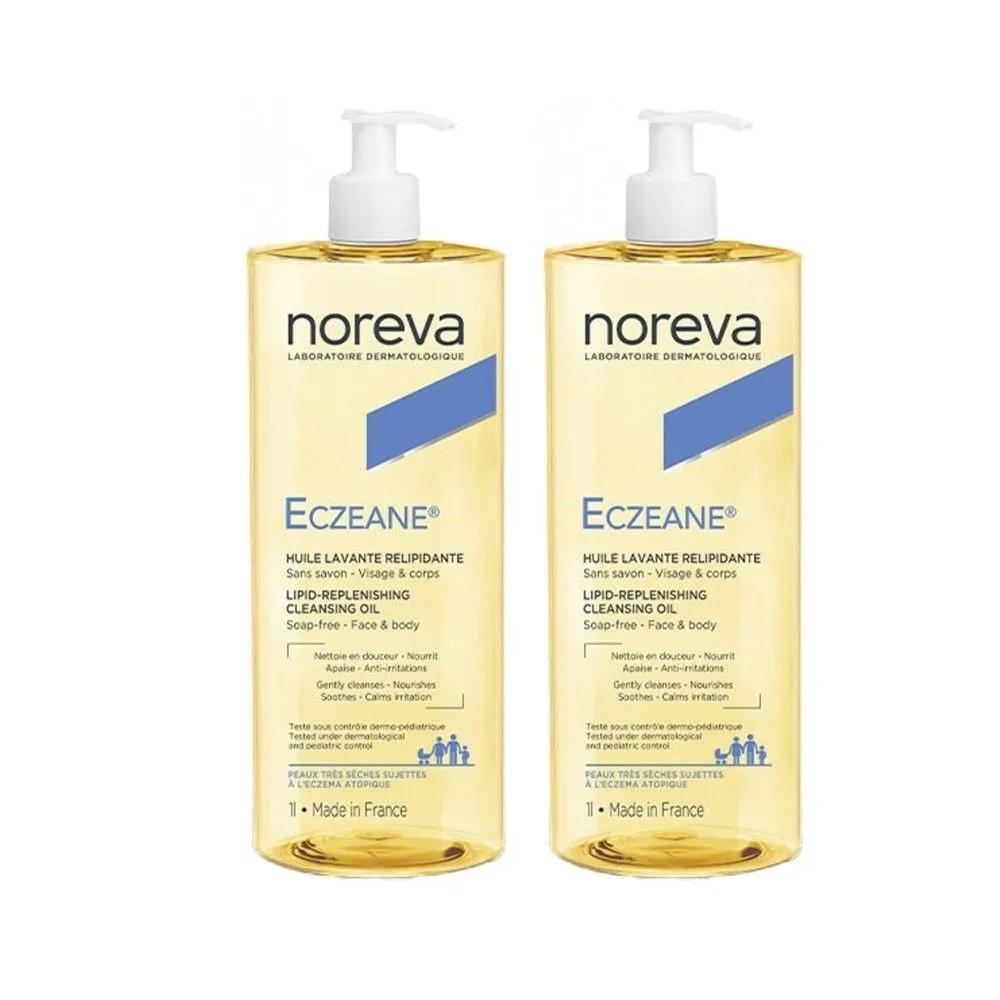 Noreva France Exéane Gentle Moisturizing Washing Oil for Dry Skin 1L x 2 bottles