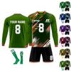 Personalised Shirts Kit Mens Girls With Name Number Custom Football Jerseys For Boys Training Suit