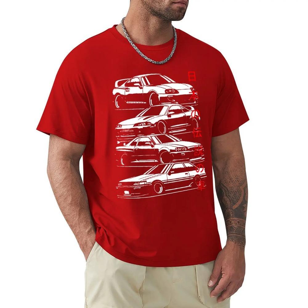 Футболки JDM Legends Japanese Car Sportcar Automotive Man Adult Tops Novelty T Shirt Crew Neck Cotton Tee Tops Gift
