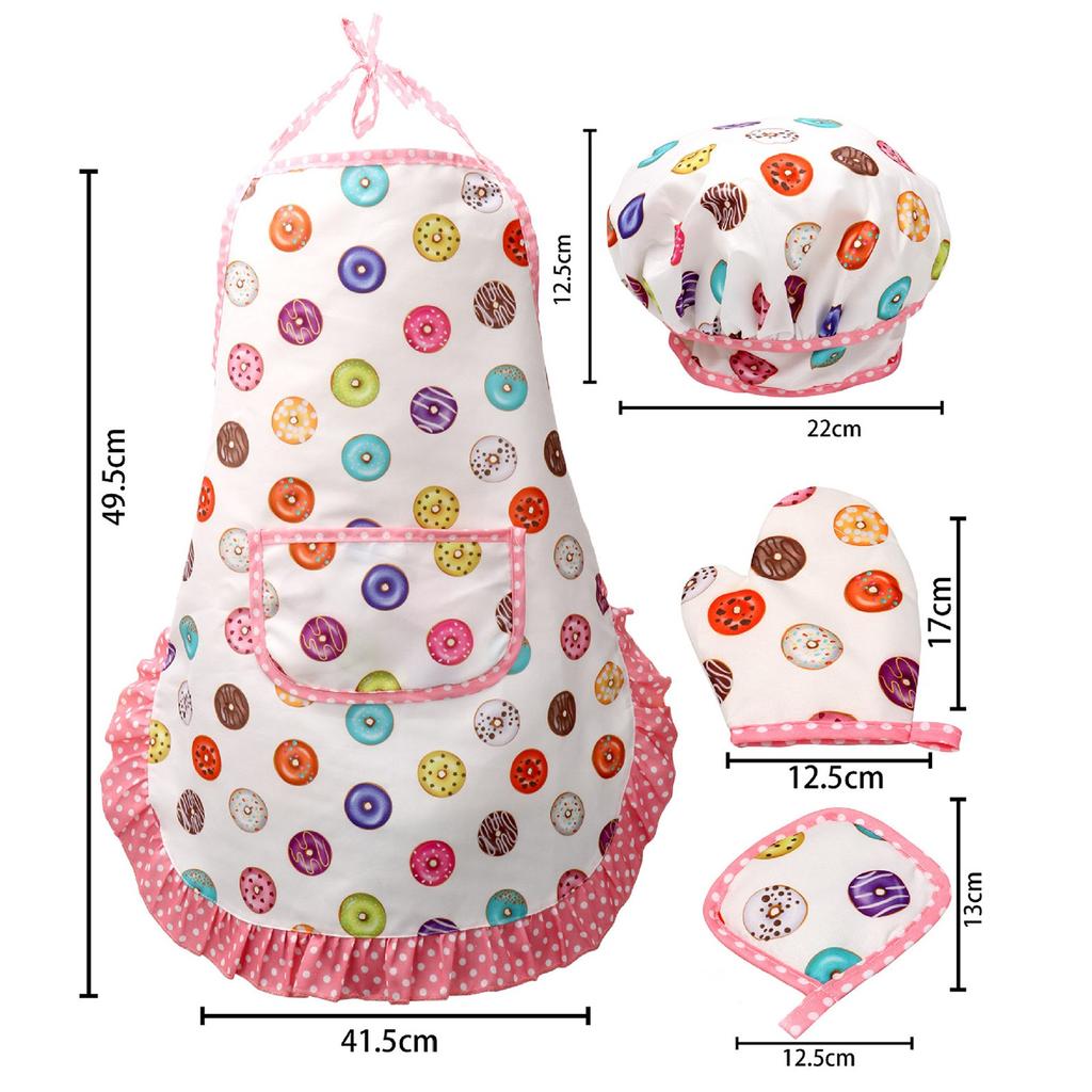 11 шт. детский набор для приготовления пищи и выпечки, кухонный костюм, ролевые игровые наборы, фартук, шляпа