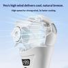 Portable Handheld Fan 199 Speed Levels USB-C Rechargeable High Wind Speed Quiet Cooling Fan Personal Cooler for Outdoor Sports