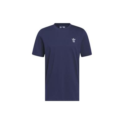 Футболка Originals Trefoil X Bogey Boys Co-Brand SS23 в полоску с круглым вырезом, мужские топы, синяя IL9298