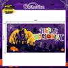 Halloween Decorations Outdoor, Halloween Backdrop 65" X 32.7" Plastic Banner for