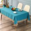 Американская легкая роскошная ткань скатерть Западная ресторанная прямоугольная скатерть для отеля, вечеринки, встречи, водонепроницаемая скатерть для журнального столика, скатерть