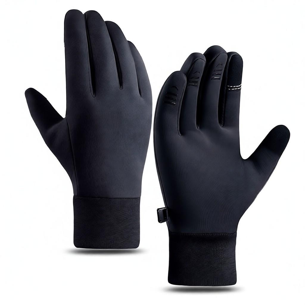 Winter velvet windproof and waterproof motorcycle/bicycle touch screen warm gloves Q802