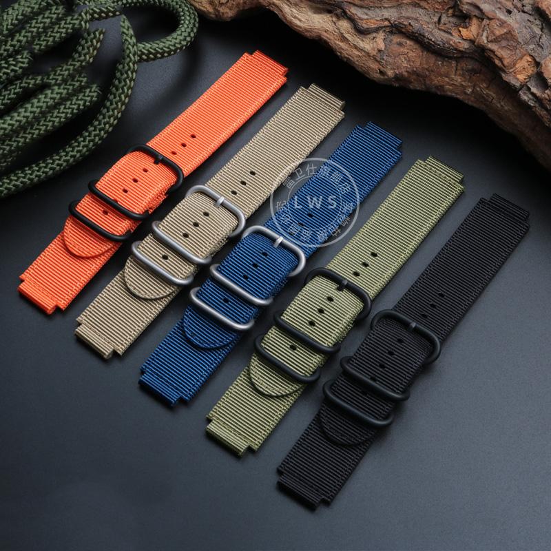 DW-H5600 Модифицированный Водонепроницаемый Нейлоновый Холщовый Ремешок для Часов Замена G-SHOCK Casio Маленький Блок DW-H5600 Для Мужчин Ремешок для Часов 16 мм