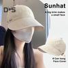 Sun Hats for Women Wide Brim UV Protection Visor Hat Summer Beach Adjustable Ponytail Packable Cap for Fishing Hiking