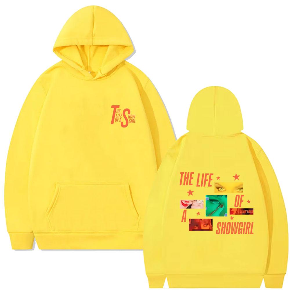 Худи с альбомом «Жизнь танцовщицы» Мужская Женская Модная Повседневная Толстовка с капюшоном Оверсайз Унисекс Винтажный Флисовый Пуловер