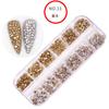 1440pcs SS4-SS6 Mixed Sizes Glass Nail Rhinestones Crystal Strass Multi-Color For Nail Art Decoration Accessories Rhinestones