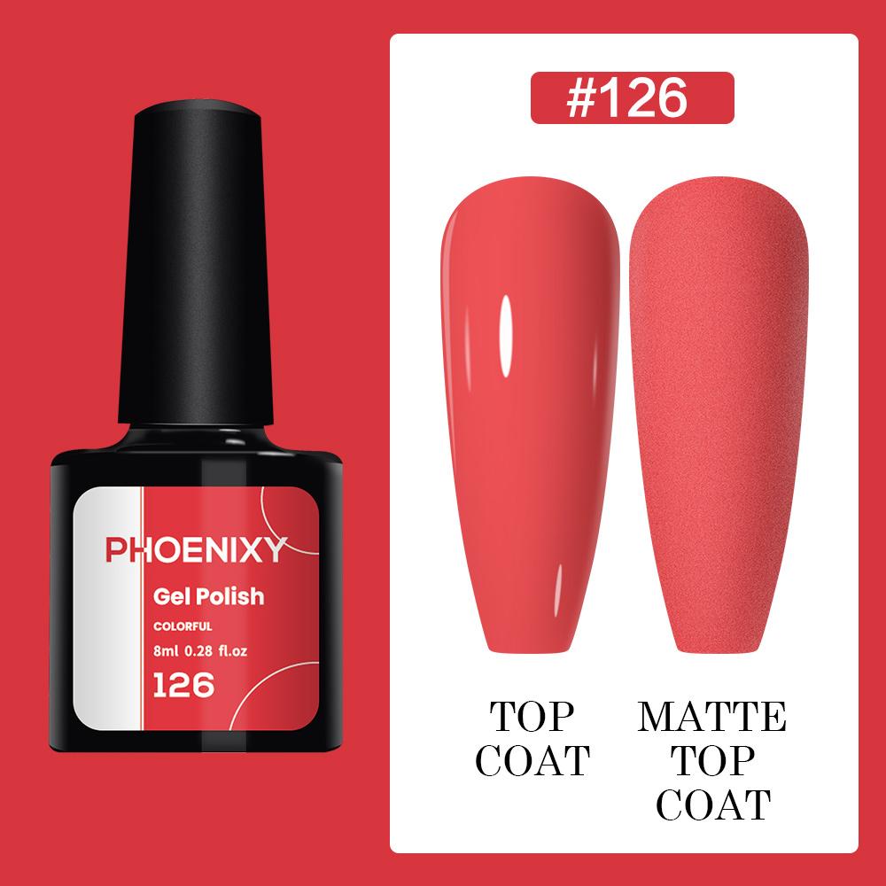 PHOENIXY, 50 шт., гель-лак для ногтей, долговечный гель-лак, верхнее базовое покрытие, полуперманентный гель-лак, дизайн ногтей «сделай сам»