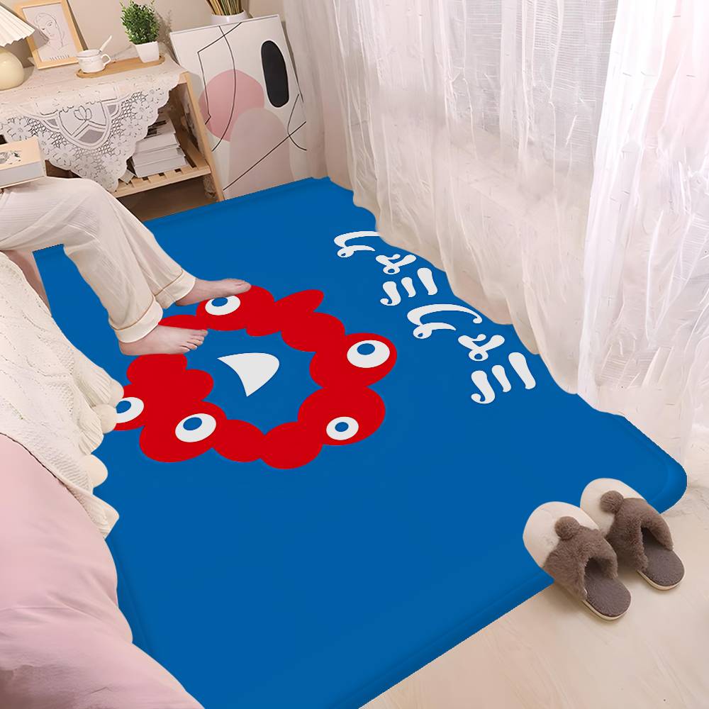 Cartoon M-Myaku-Myaku Bathroom Mat Kids Room Bedroom Decoration Balcony Anti-Slip Doormat Living Room Welcome Rug