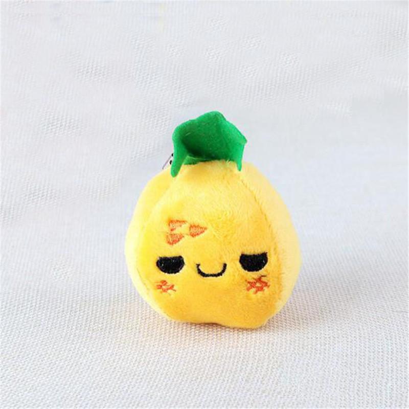 1 шт. Фруктовые плюшевые игрушки персика мини милая мягкая игрушка груша маленькая подвеска дети дети товарищ по играм подарки на День святого Валентина унисекс 8 см
