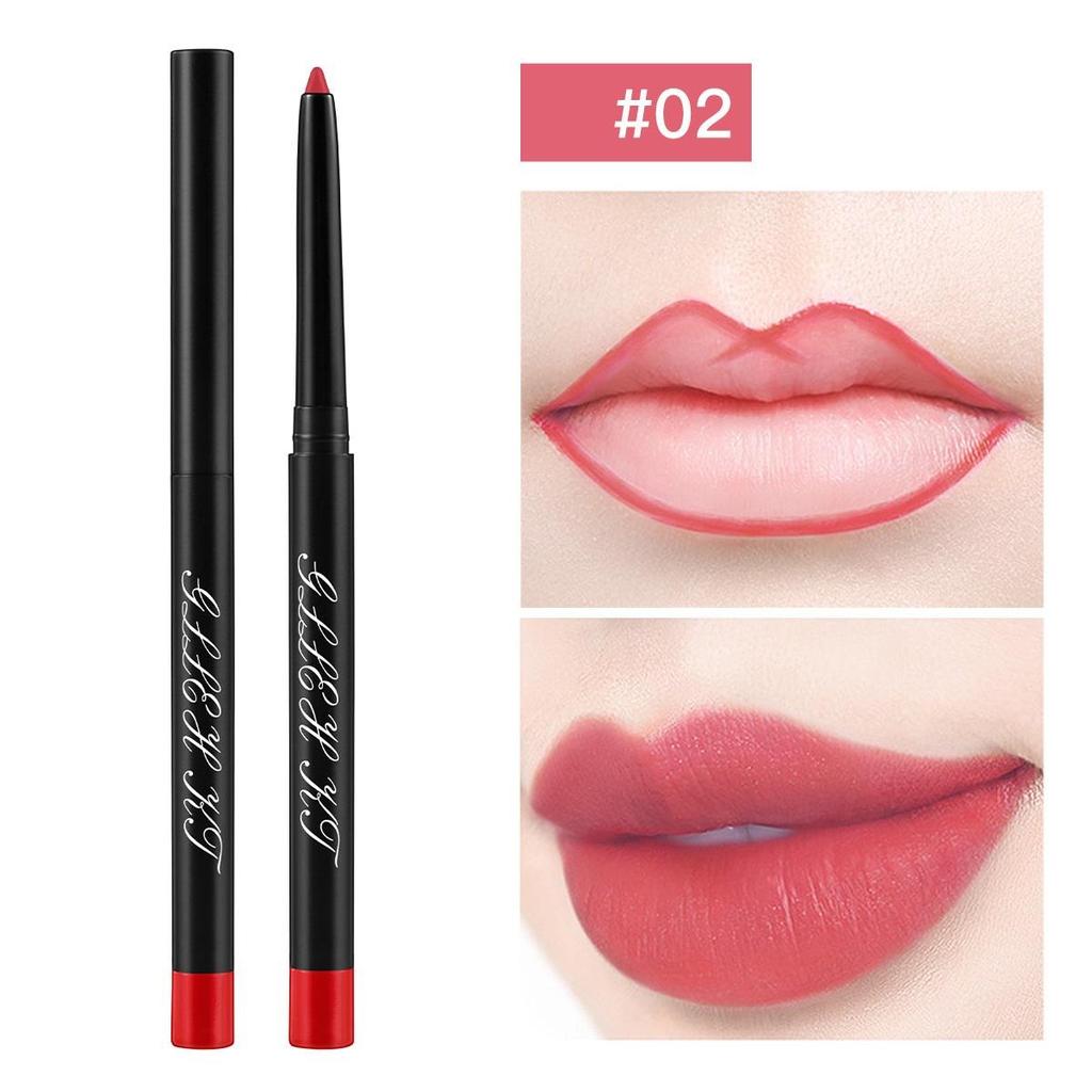 Водостойкая матовая подводка для губ, красный контурный оттенок, губная помада, стойкая антипригарная чашка, увлажняющая косметика для губ