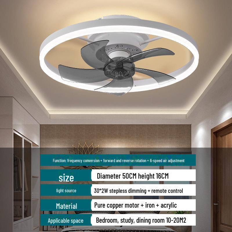 Ретро промышленный светодиодный потолочный вентилятор с инвертором