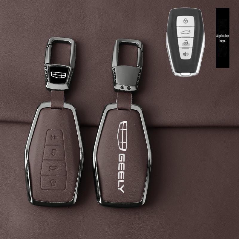 Чехол для автомобильного ключа Geely Emgrand для Xingrui, Boyue, Binrui, Icon, Xingyue L, Binyue, Galaxy L7/L6