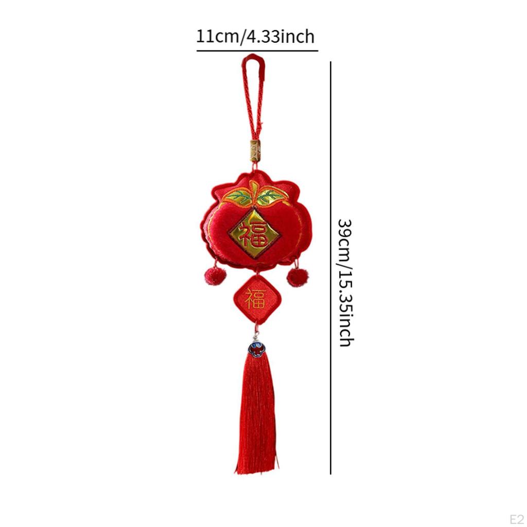 Китайское украшение на год, подвесной шарм с кисточками, фэншуй, подвесное украшение в виде змеи