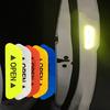 4Pcs/Set Car Door Open Stickers Reflective Tape Safety Warning Decal Supplies