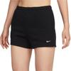 Nike High Waist Slim Fit Solid Color Sports Shorts Women Shorts Black FN2456-010