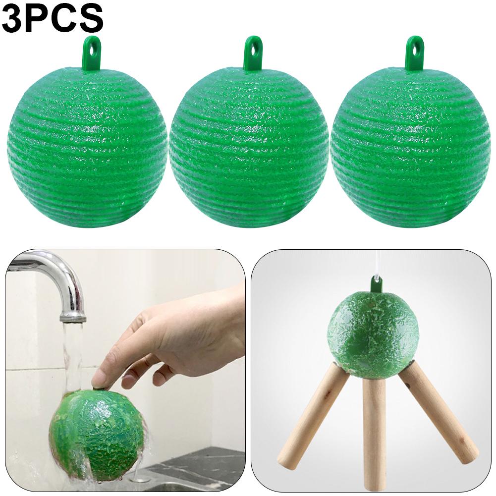 Мяч для ловли фруктовых мух 8 см, липкая ловушка для ловли фруктовых насекомых (зеленый) ?