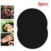 2 шт. многоразовый антипригарный круглый коврик для выпечки для гриля и гриля 40 см