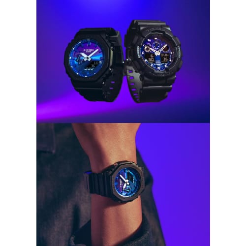 Casio Watch G-Shock Flame Inside Series GA-2100FL-1AJF Men's Black