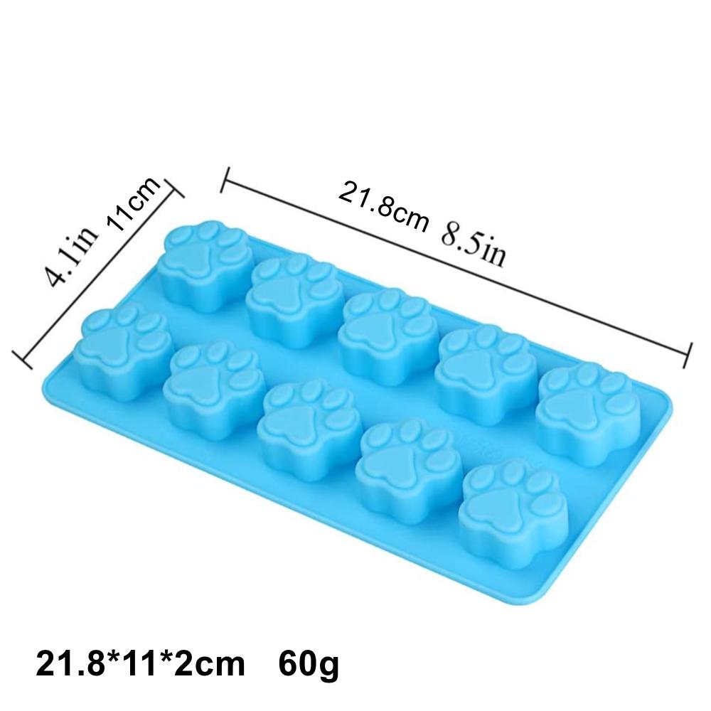 Силиконовые формы для шоколада в виде лапы, косточки, антипригарные формы для конфет и желе, инструмент для самостоятельного изготовления мыла