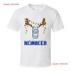 Busch Light Reinbeer Funny Beer Lager Fan Christmas T Shirt Vintage Comfortable Graphic Casual Homme Fashion Stylish
