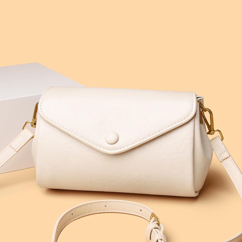 Осенняя женская сумка кроссбоди из текстурированной кожи растительного дубления - Модная, Универсальная, Ретро-дизайн в нескольких цветах.