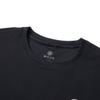 Li Ning Wade Series Comfortable Breathable Versatile Casual Simple Round Neck Pullover Short Sleeve T-Shirt Men T-Shirt Black ATSV017-1