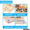 MOTORIX Magnetic Number Labyrinth Toy Educational Toy Made of Wood