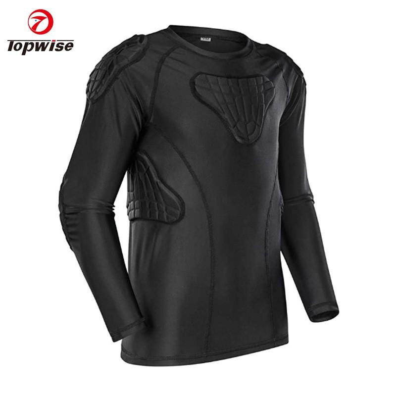 Youth Sports Protective Gear Shoulder Chest Pads Soccer Goalkeeper Basketball Rugby Ice Hockey